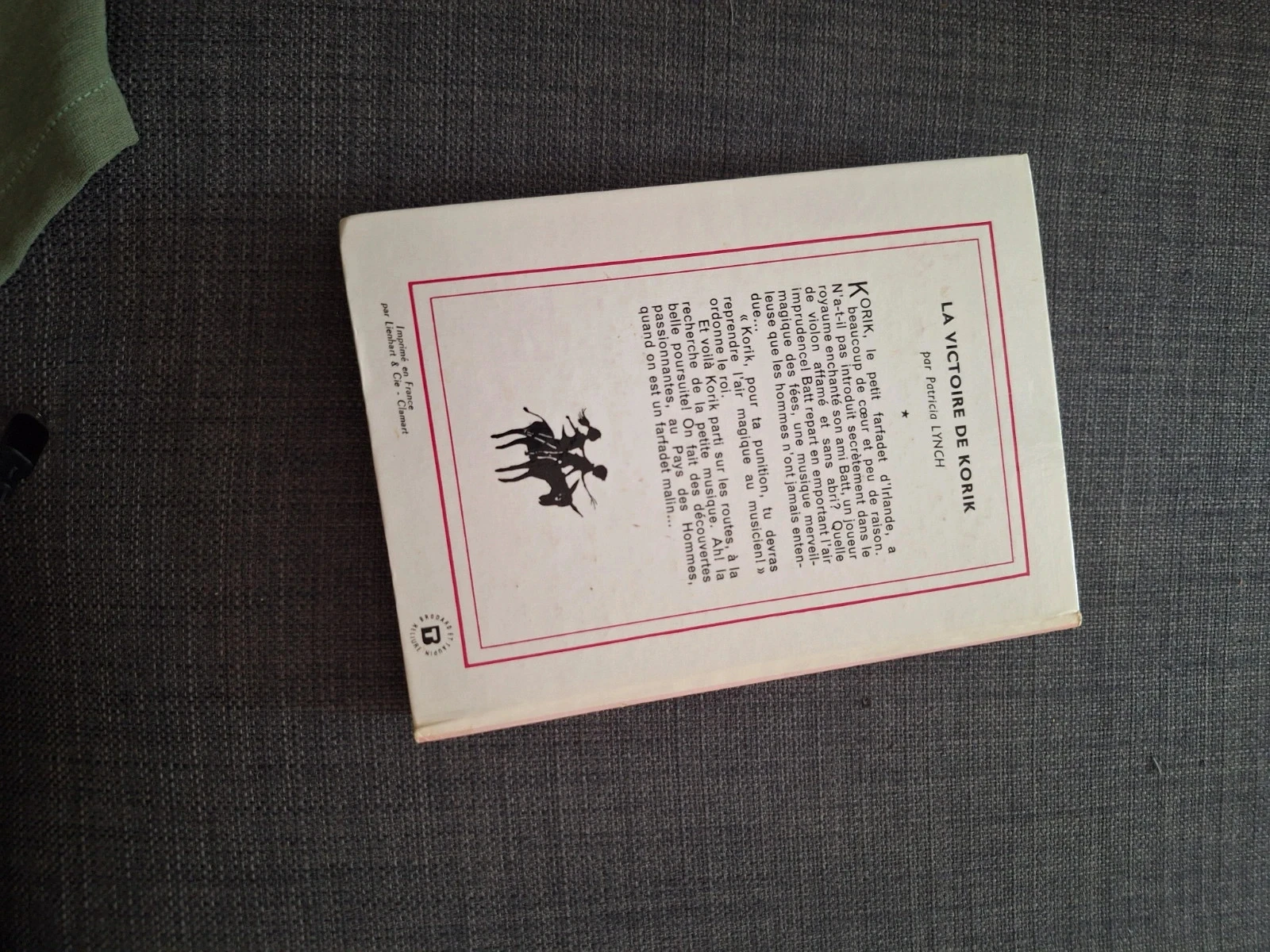 Livro vintage "La Victoire de Korik" - Patricia Lynch – photo 2